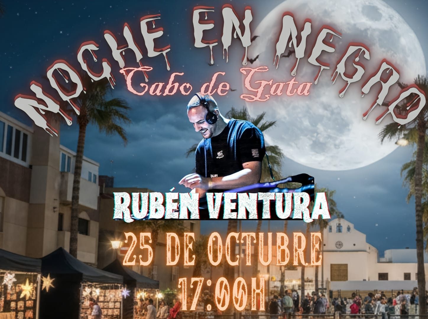 NOCHE EN NEGRO EN CABO DE GATA